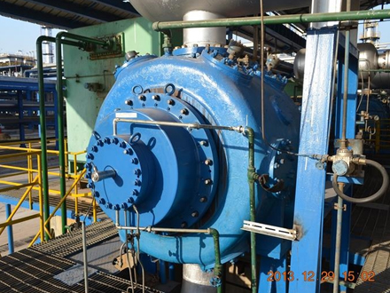 2013年度中国石化沧州分公司硫磺气柜3号压缩机余隙无级调节气量节能装备系统