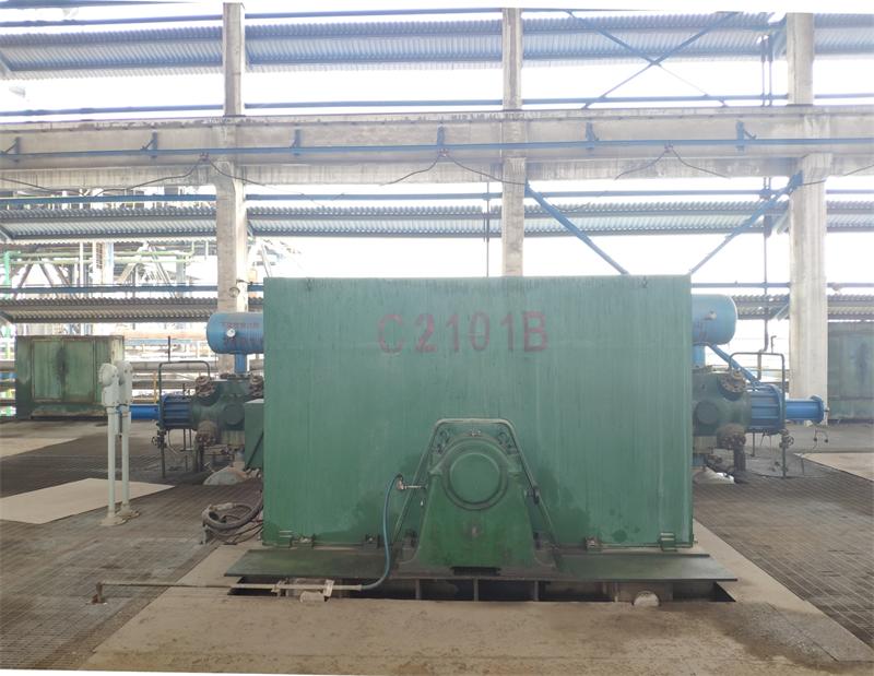 2013年度中国石化沧州分公司预加氢增压机C2101B余隙无级调节气量节能装备系统